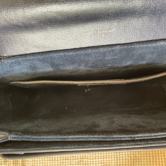 Yves Saint Laurent medium Bellechasse crossbody / Deep Marine YSL PLB482051-1217 - Picture 12 of 16